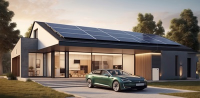 Home with solar panels and Sigenergy energy storage system